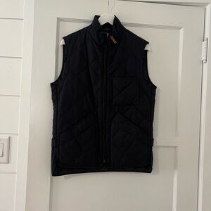 Men's J.Crew Quilted Black Vest